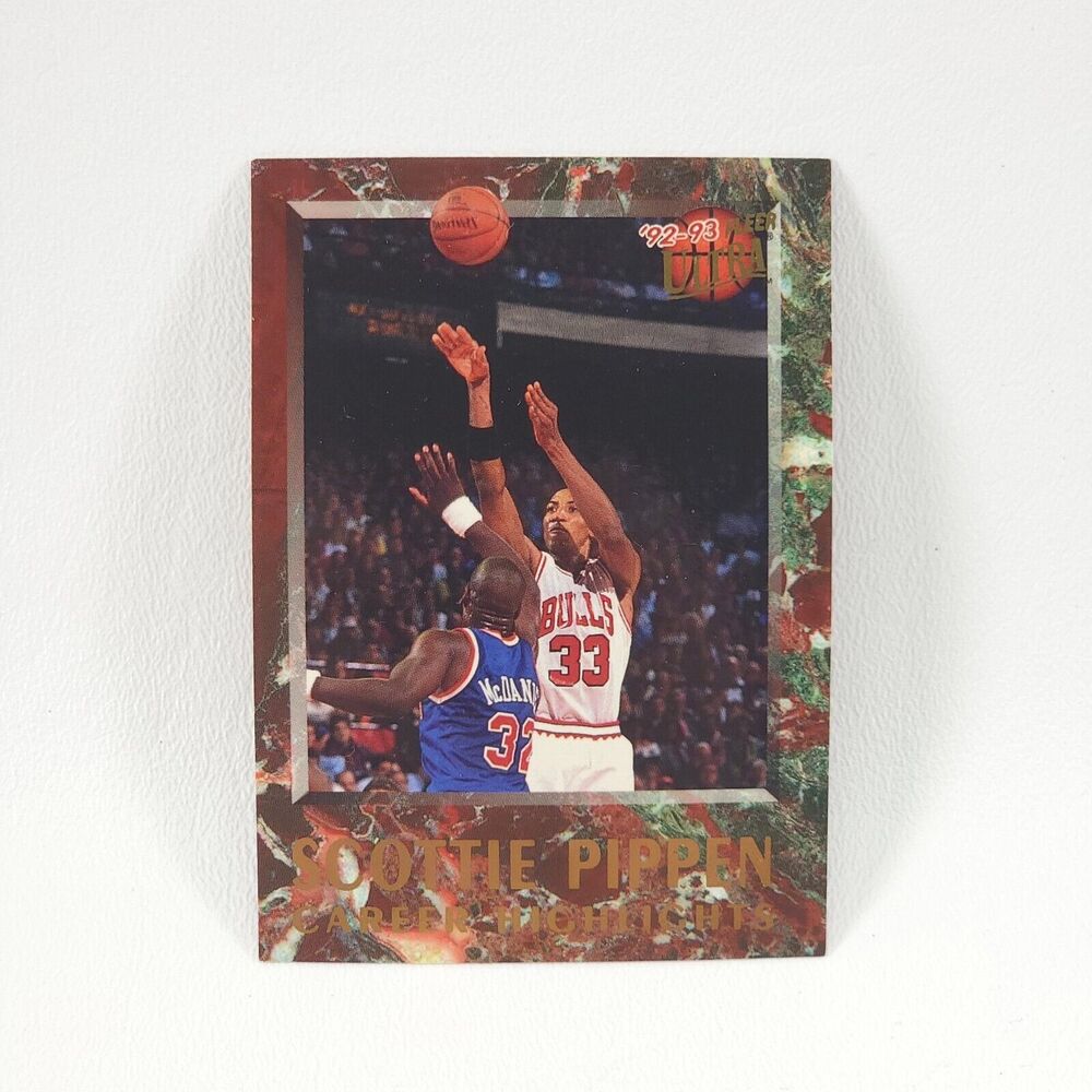 1992 - 1993 Fleer Ultra Scottie Pippen Career Highlights no 7 Chicago Bulls NM